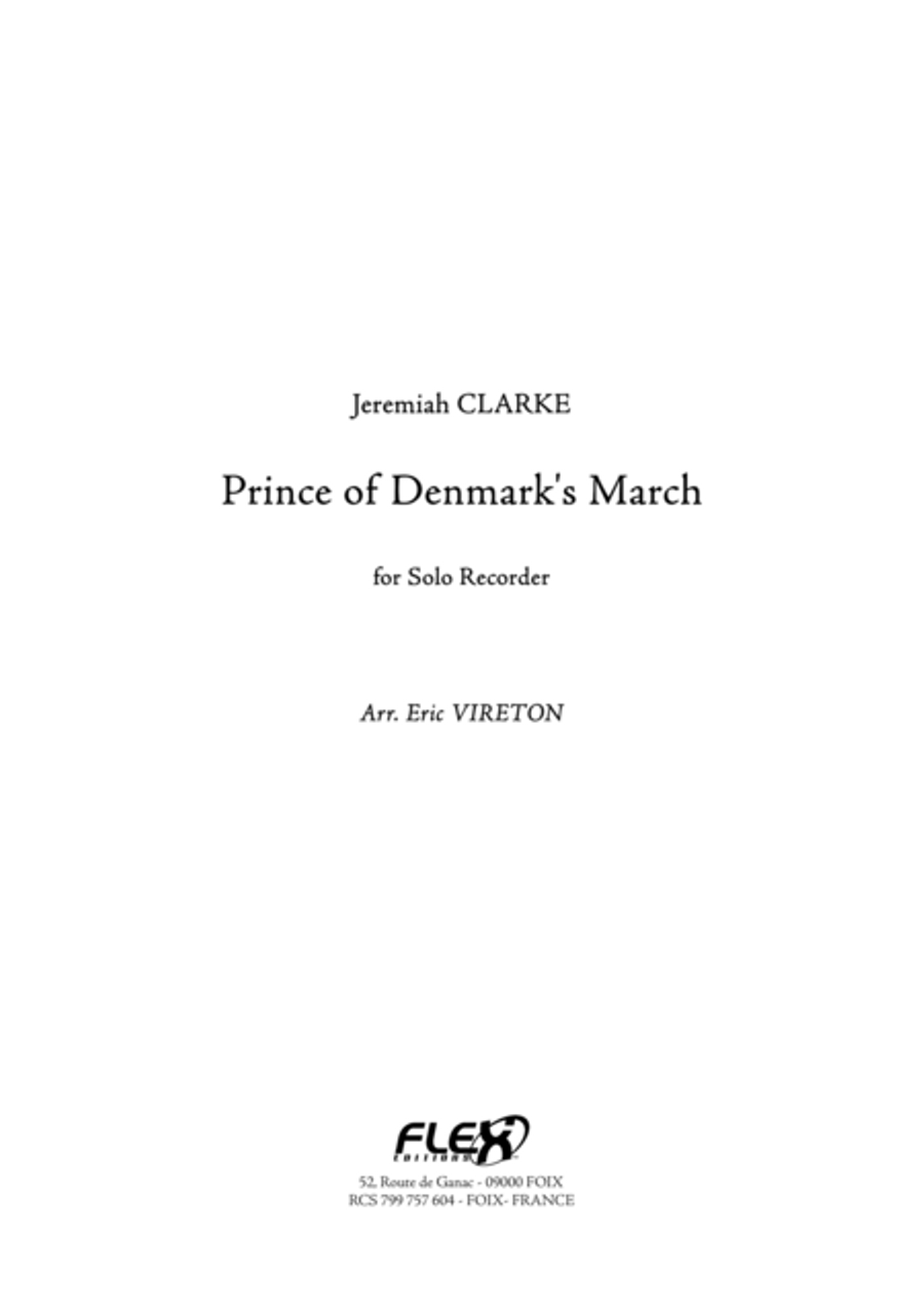 Prince of Denmark's March Recorder scores gallery preview page 1