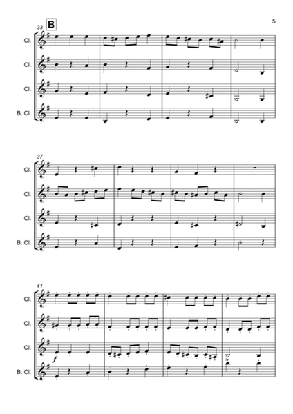 1. Basse-Danse, Capriol Suite - Warlock (for Clarinet Quartet) image number null