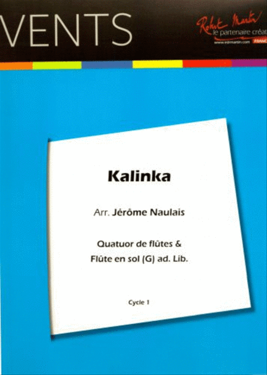 Kalinka, 4 flûtes Flute scores gallery preview page 1