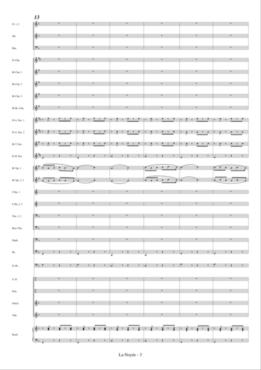 La Noyee Concert Band scores gallery preview page 5