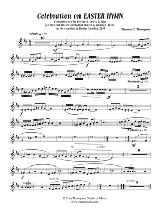 Celebration on EASTER HYMN (trumpet 2 score)