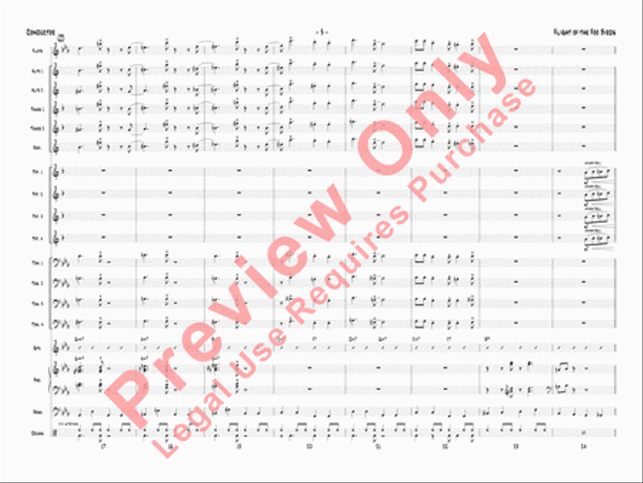 Flight of the Foo Birds Jazz Ensemble scores gallery preview page 6