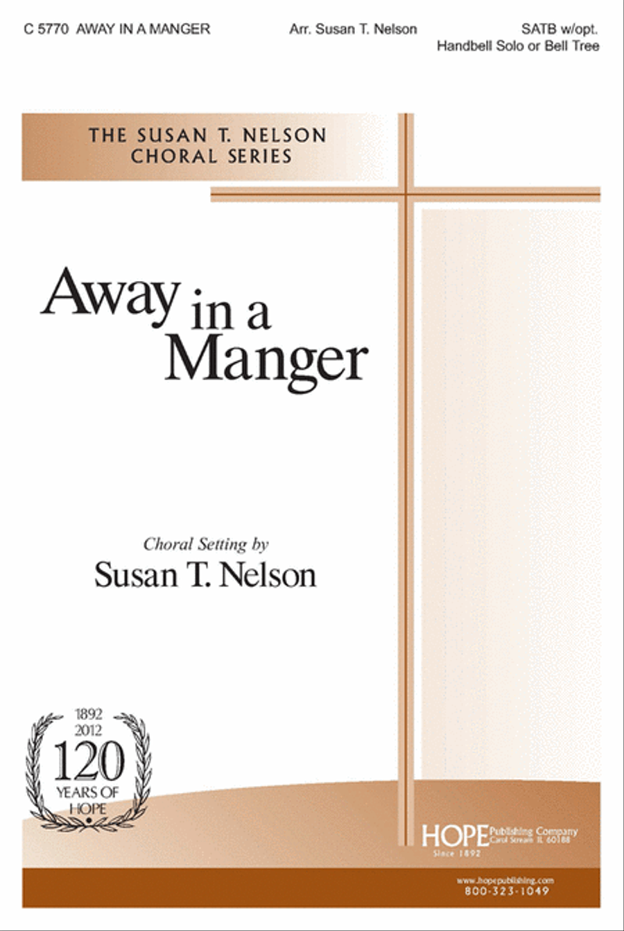 Away in a Manger 4-Part scores gallery preview page 1