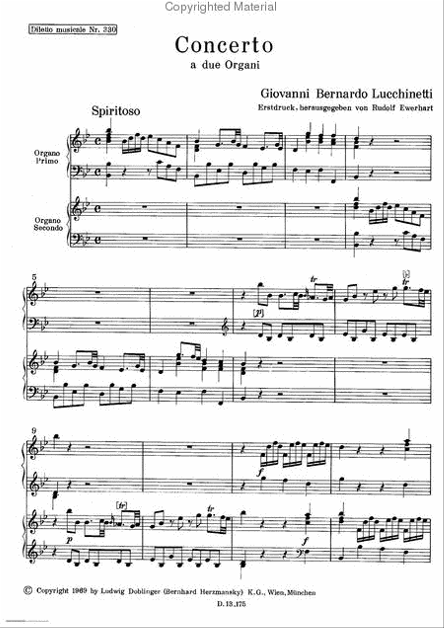 Concerto a due Organi Organ scores gallery preview page 2