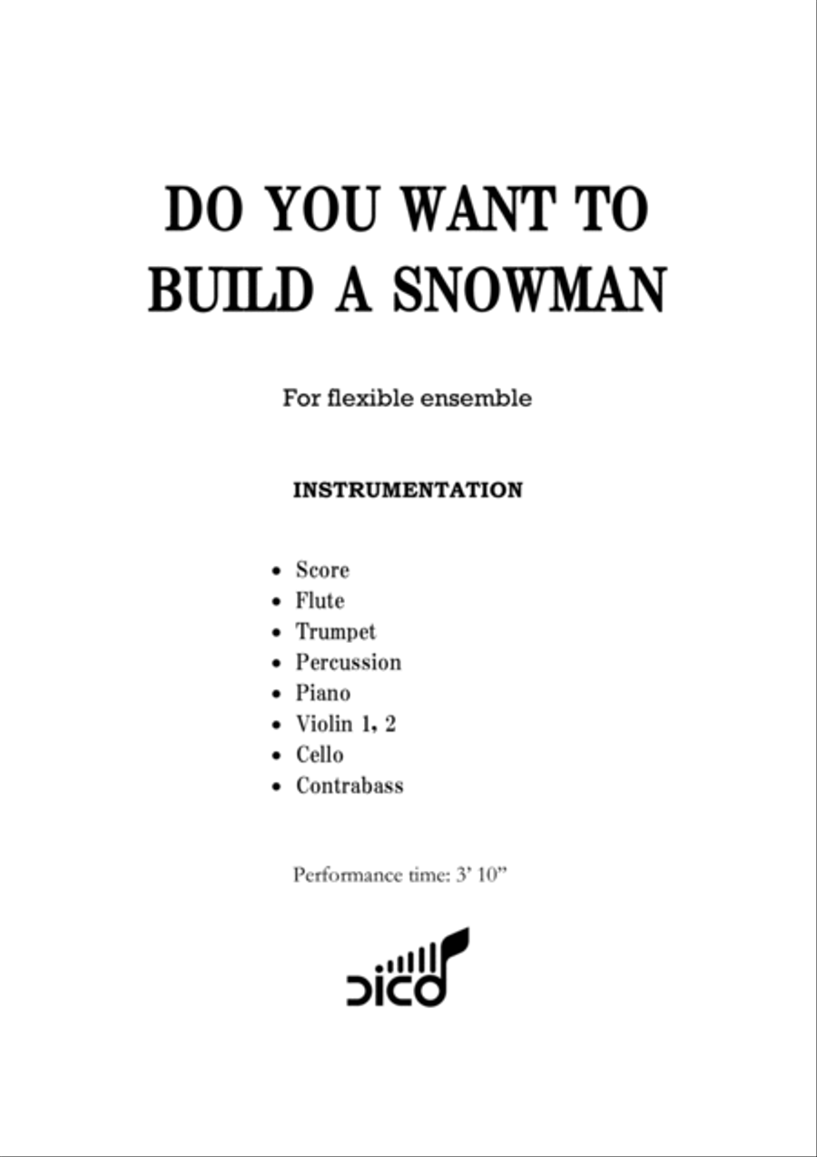 Do You Want To Build A Snowman? (broadway Version) Flute scores gallery preview page 3