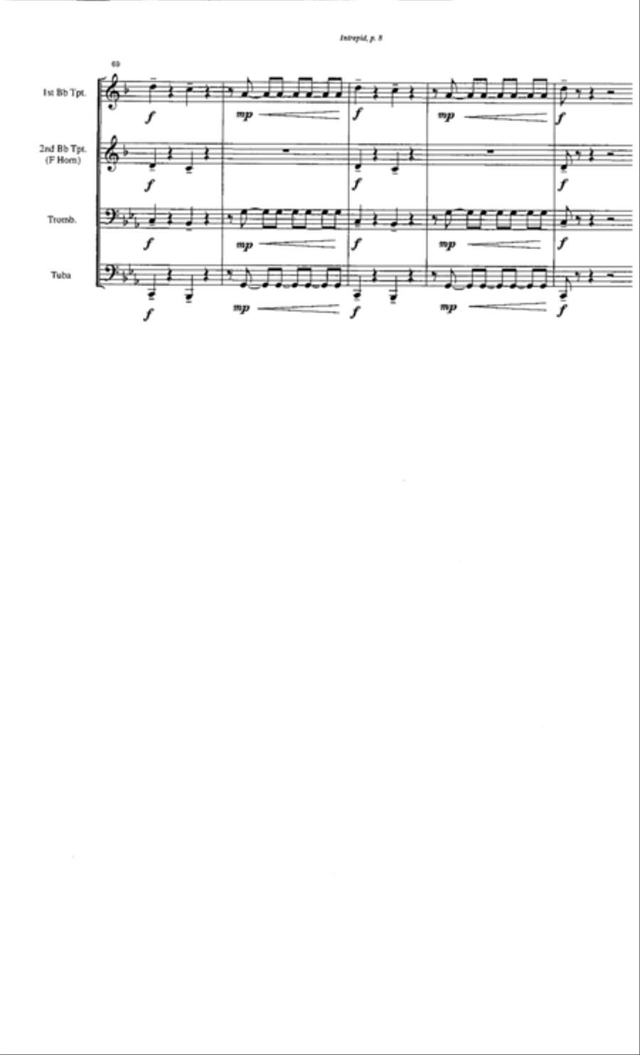 Intrepid Brass Quartet scores gallery preview page 8