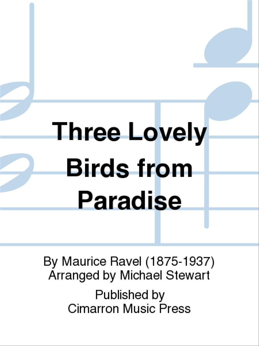 Three Lovely Birds from Paradise Brass Quintet scores gallery preview page 1