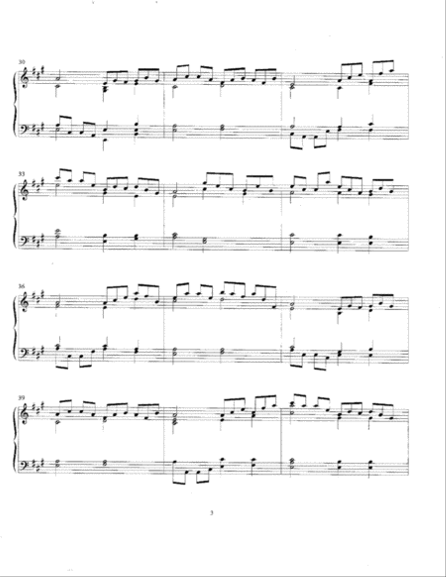 Variations on How Firm a Foundation Piano Solo scores gallery preview page 5