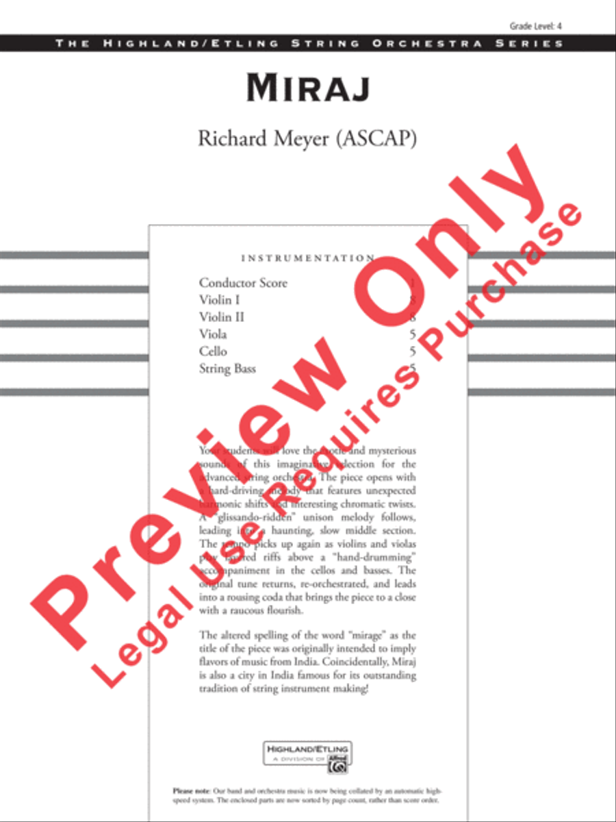 Miraj String Orchestra scores gallery preview page 2
