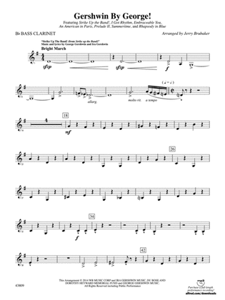 Gershwin by George!: B-flat Bass Clarinet