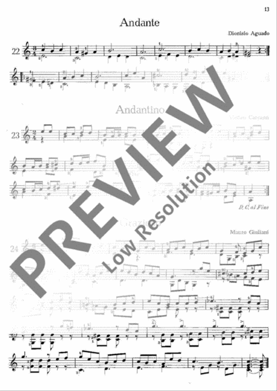 Easy Guitar playing Easy Guitar scores gallery preview page 14