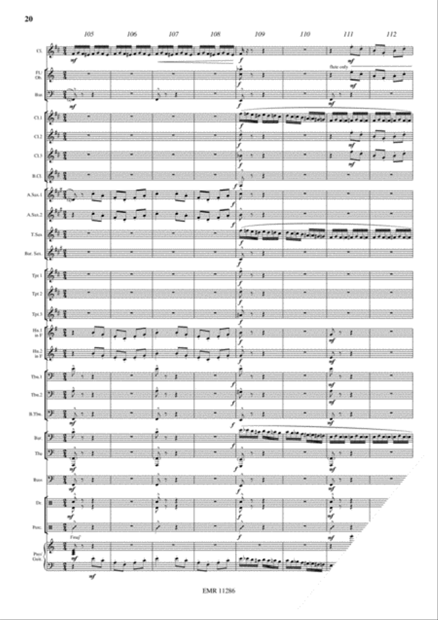 Swingair Bumble Bee Swingair Bumble Bee Concert Band scores gallery preview page 21