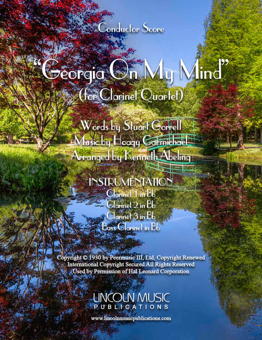 Georgia On My Mind Woodwind Ensemble scores gallery preview page 1