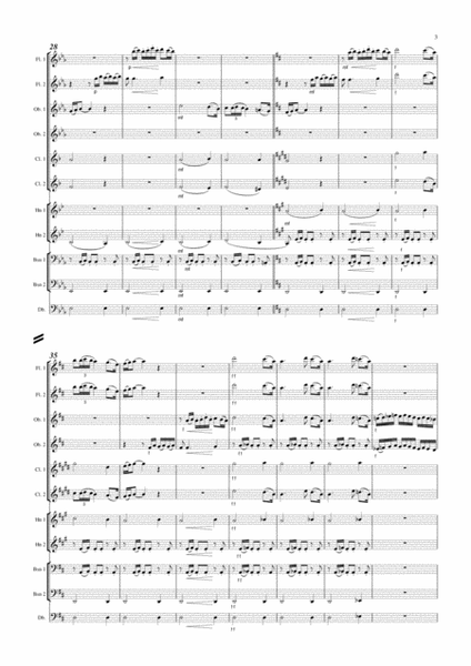 Sevilla (Sevillanas) No 3 from Suite Espanola Op 47 by Albeniz arranged for ten winds by Isaac Albeniz Woodwind Quintet - Digital Sheet Music