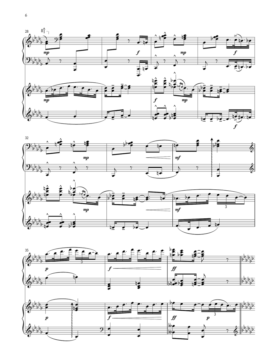 Old Adam (for 2 pianos) Piano Method scores gallery preview page 4