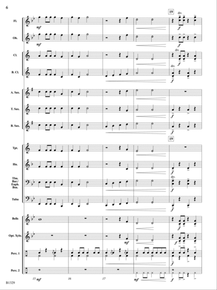 Midnight Madness (from Midnight Suite): Score Concert Band scores gallery preview page 6