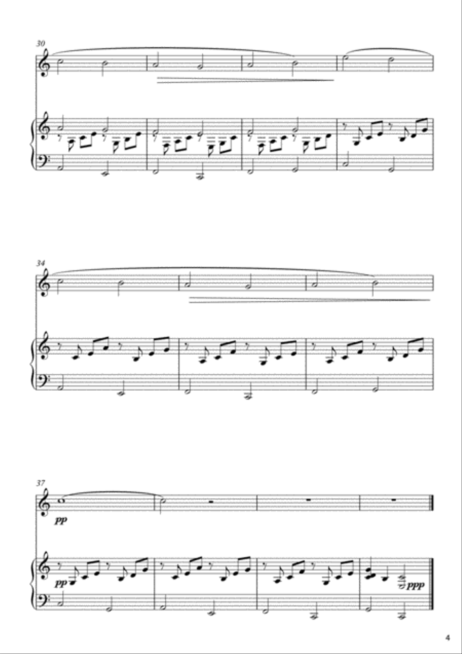 10 Wedding Songs For Violin & Piano Violin Solo scores gallery preview page 5