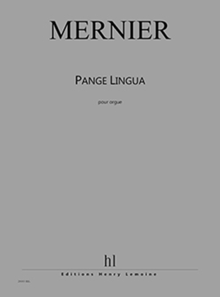 Book cover for Pange Lingua