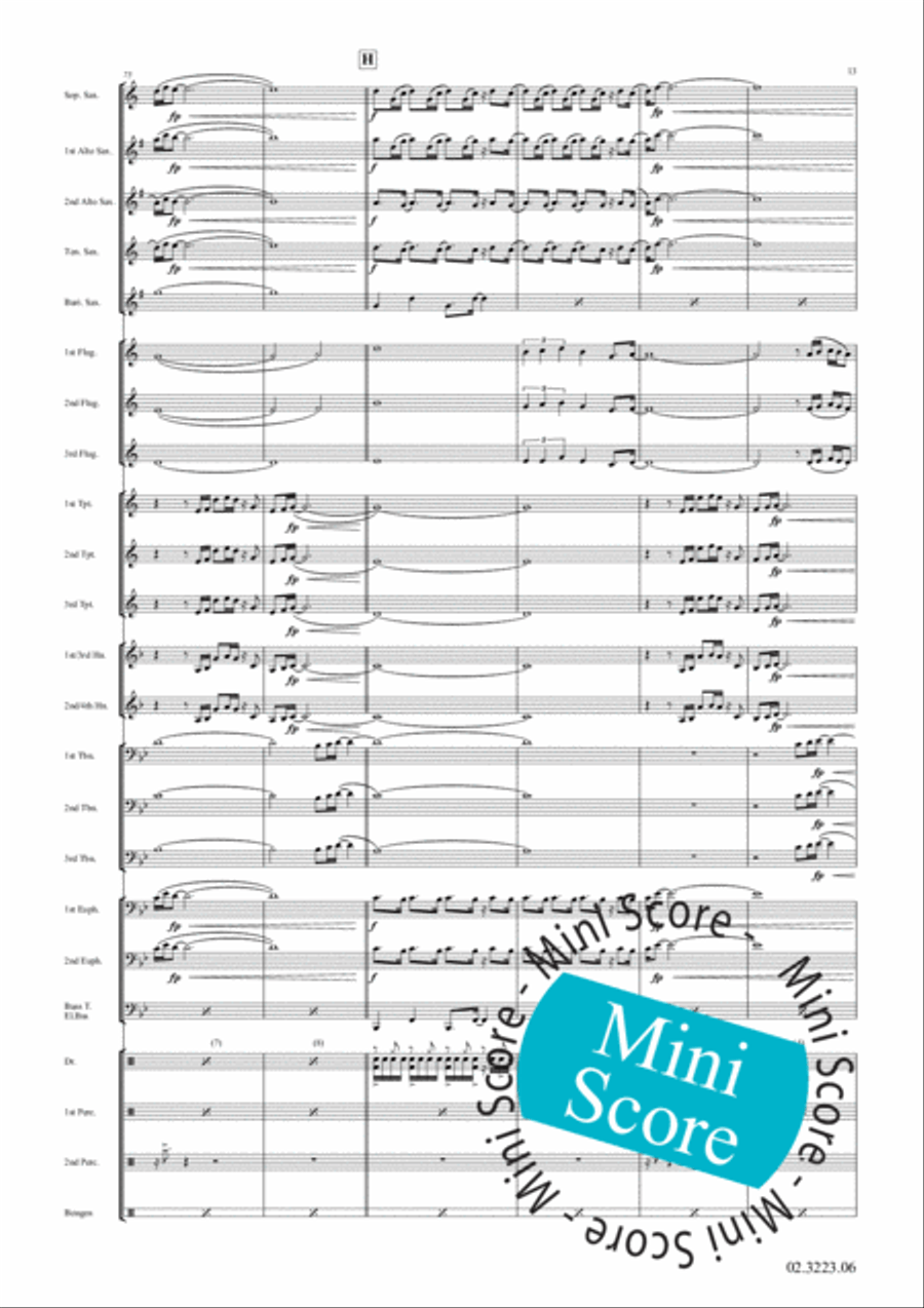 Land Of Make Believe Land Of Make Believe Fanfare Band scores gallery preview page 17