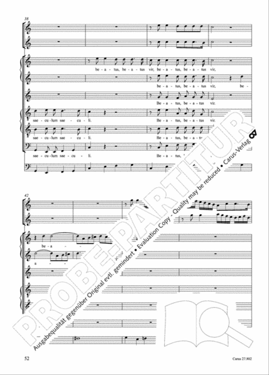 Salmi I (Selva morale e spirituale) Collection / Songbook scores gallery preview page 77