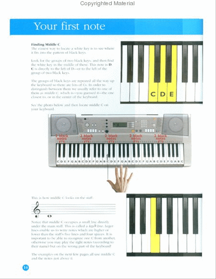 I Can Play Music: Complete Keyboard Course Piano Method scores gallery preview page 3