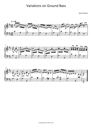 Variations on Ground Bass (piano)