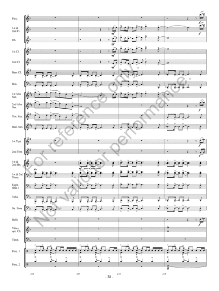 As Spring Arrives As Spring Arrives Concert Band scores gallery preview page 37