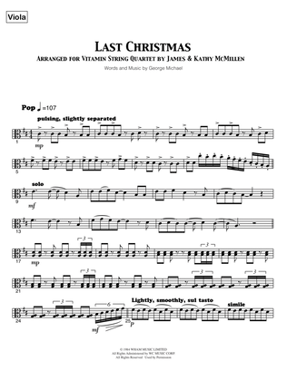 Last Christmas - Viola