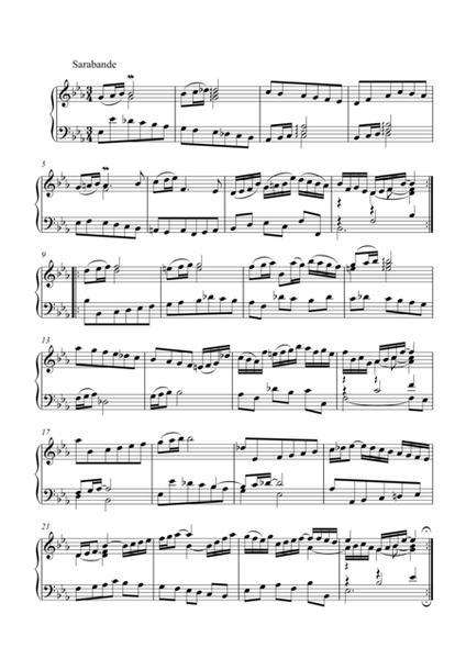 French Suite No. 4 in E flat Major, BWV 815