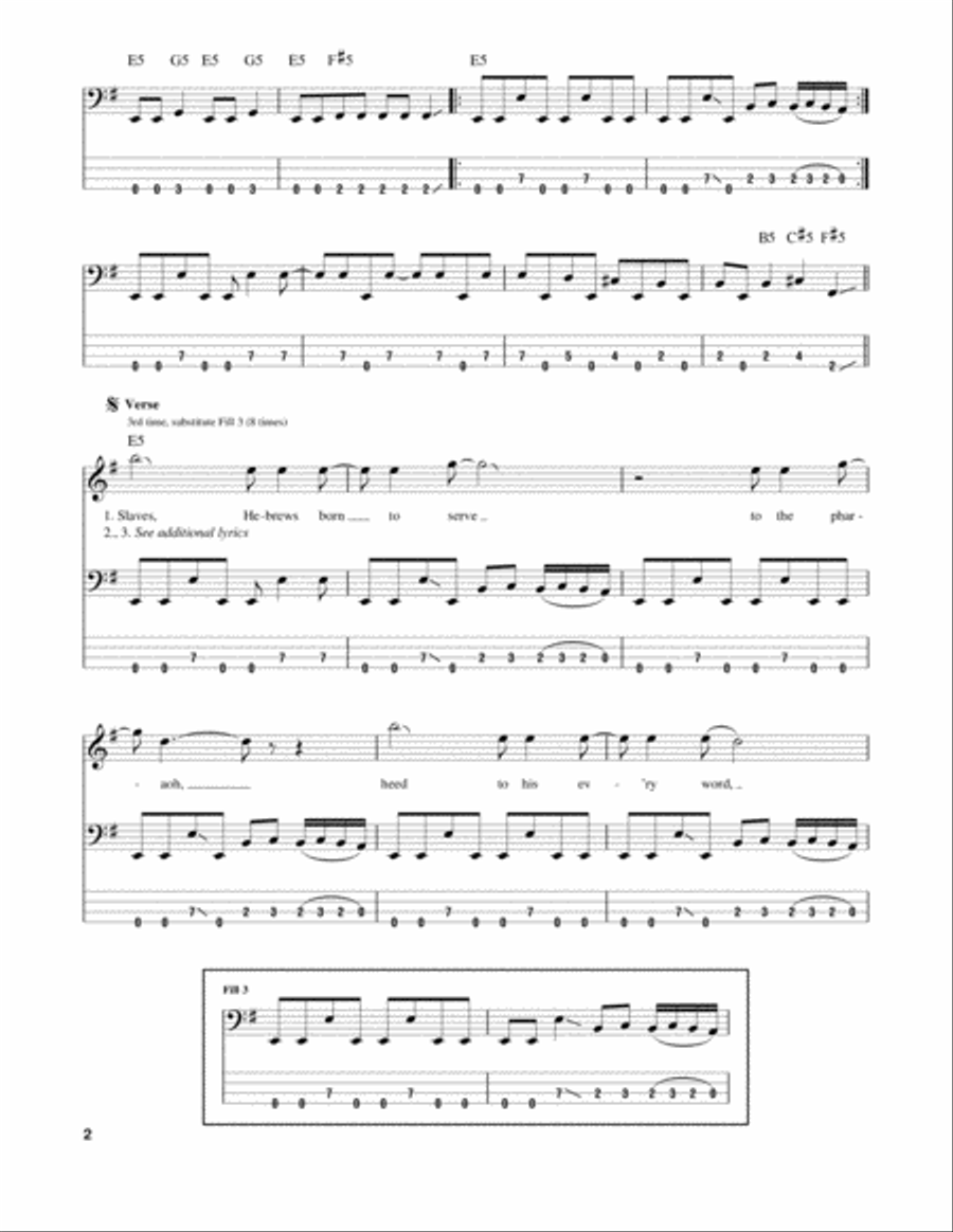 Creeping Death Guitar Tablature scores gallery preview page 2