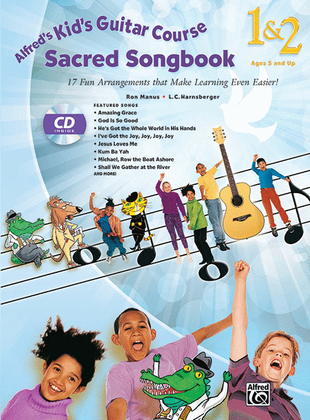 Book cover for Alfred's Kid's Guitar Course Sacred Songbook 1 & 2
