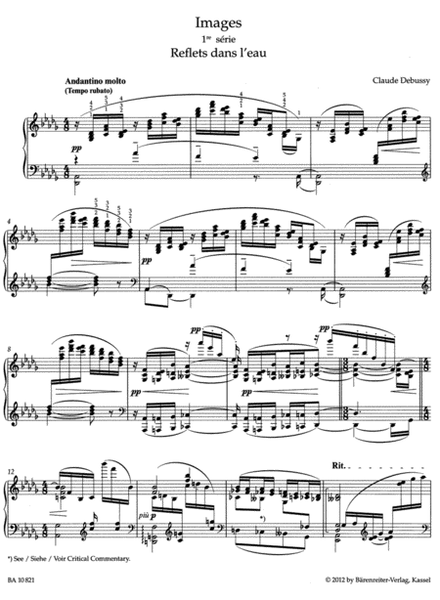 Images by Claude Debussy Piano Solo - Sheet Music