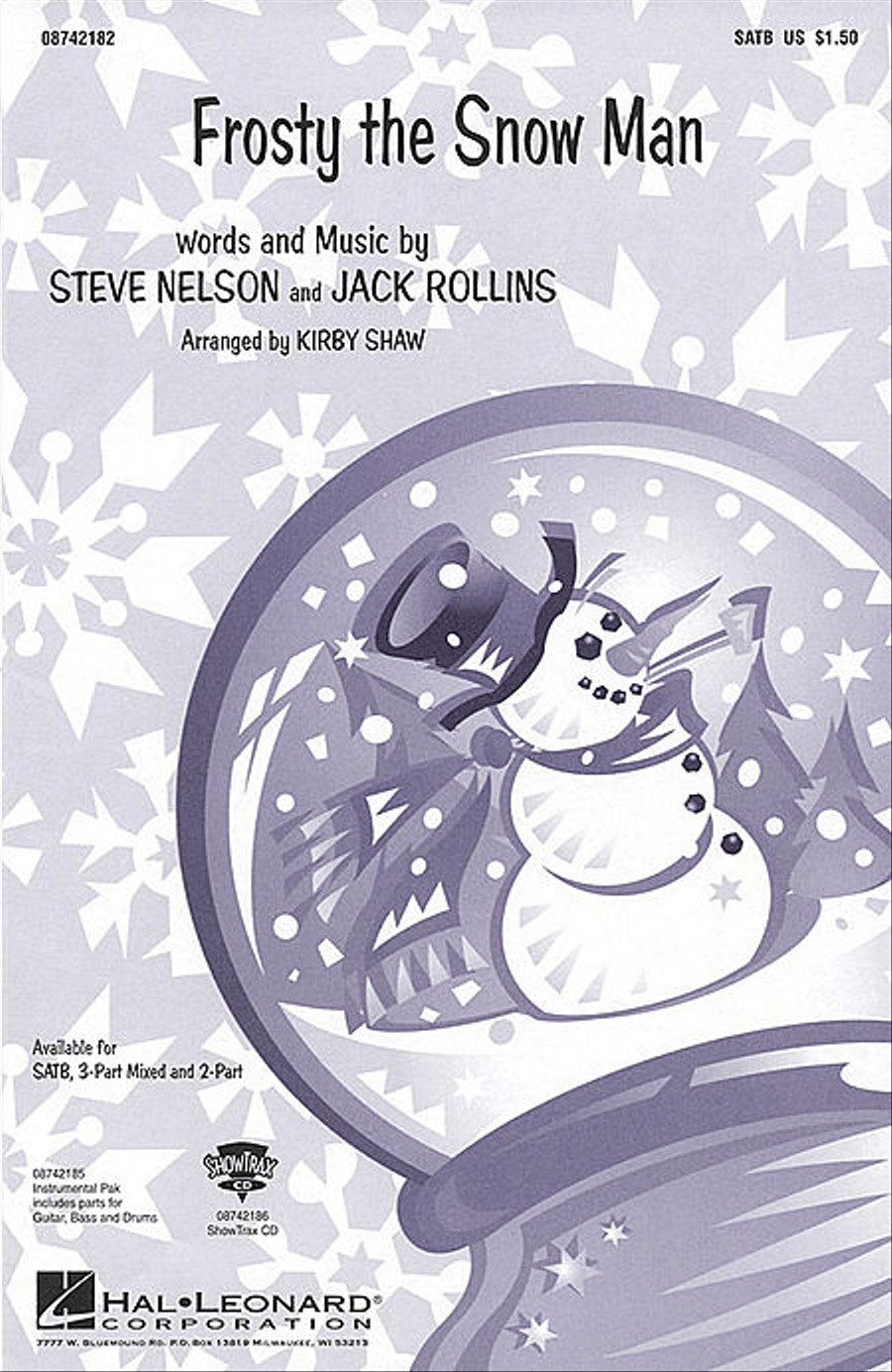 Frosty the Snow Man 3-Part scores gallery preview page 1