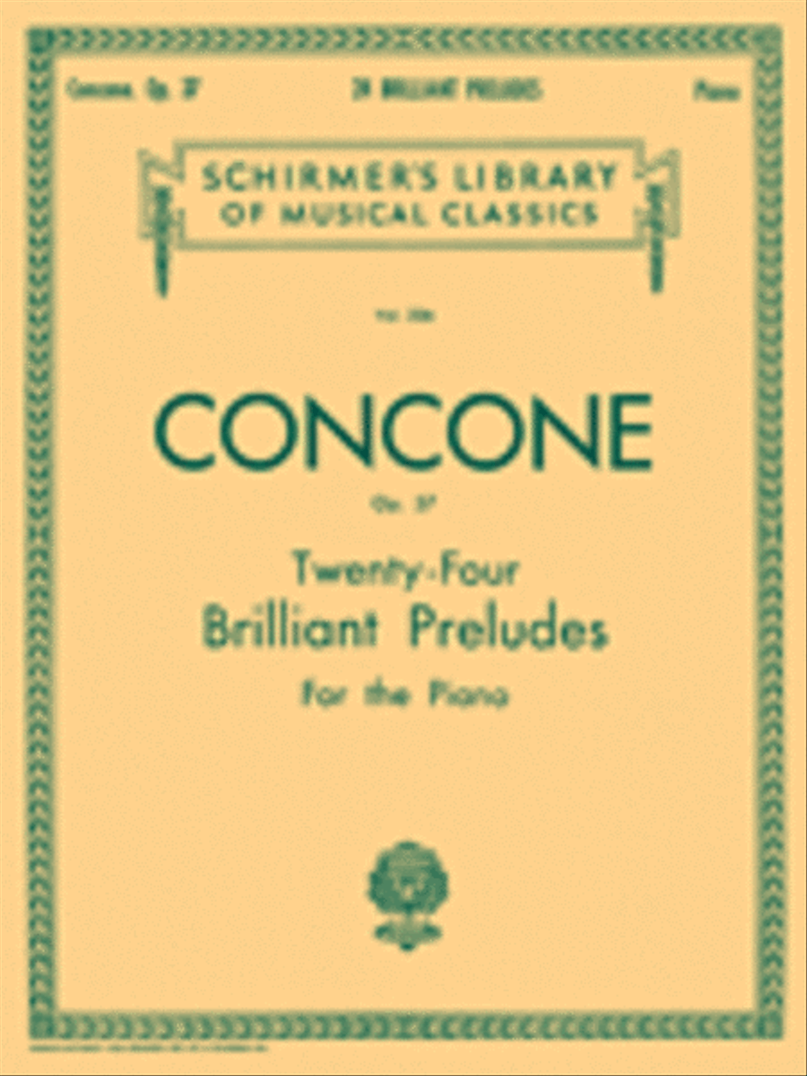 24 Brilliant Preludes, Op. 37 Piano Method scores gallery preview page 1
