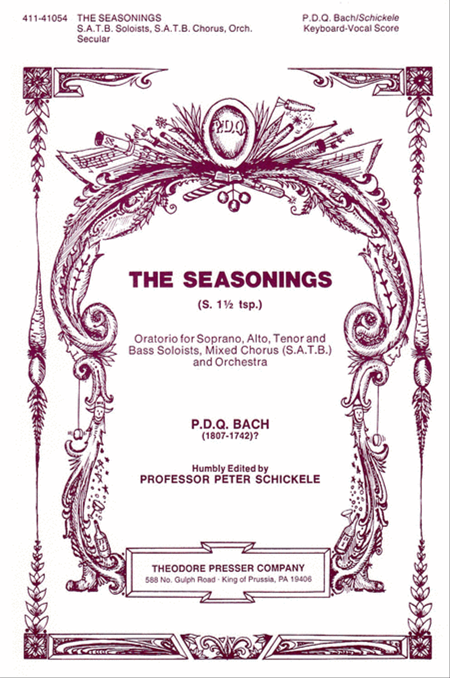 The Seasonings (S. 1½ Tsp.) 4-Part scores gallery preview page 1