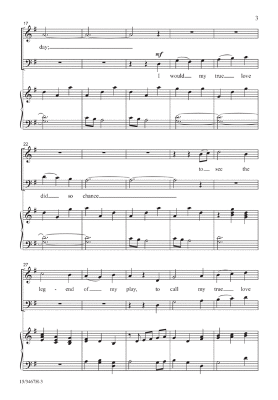 Tomorrow Shall Be My Dancing Day 4-Part scores gallery preview page 3
