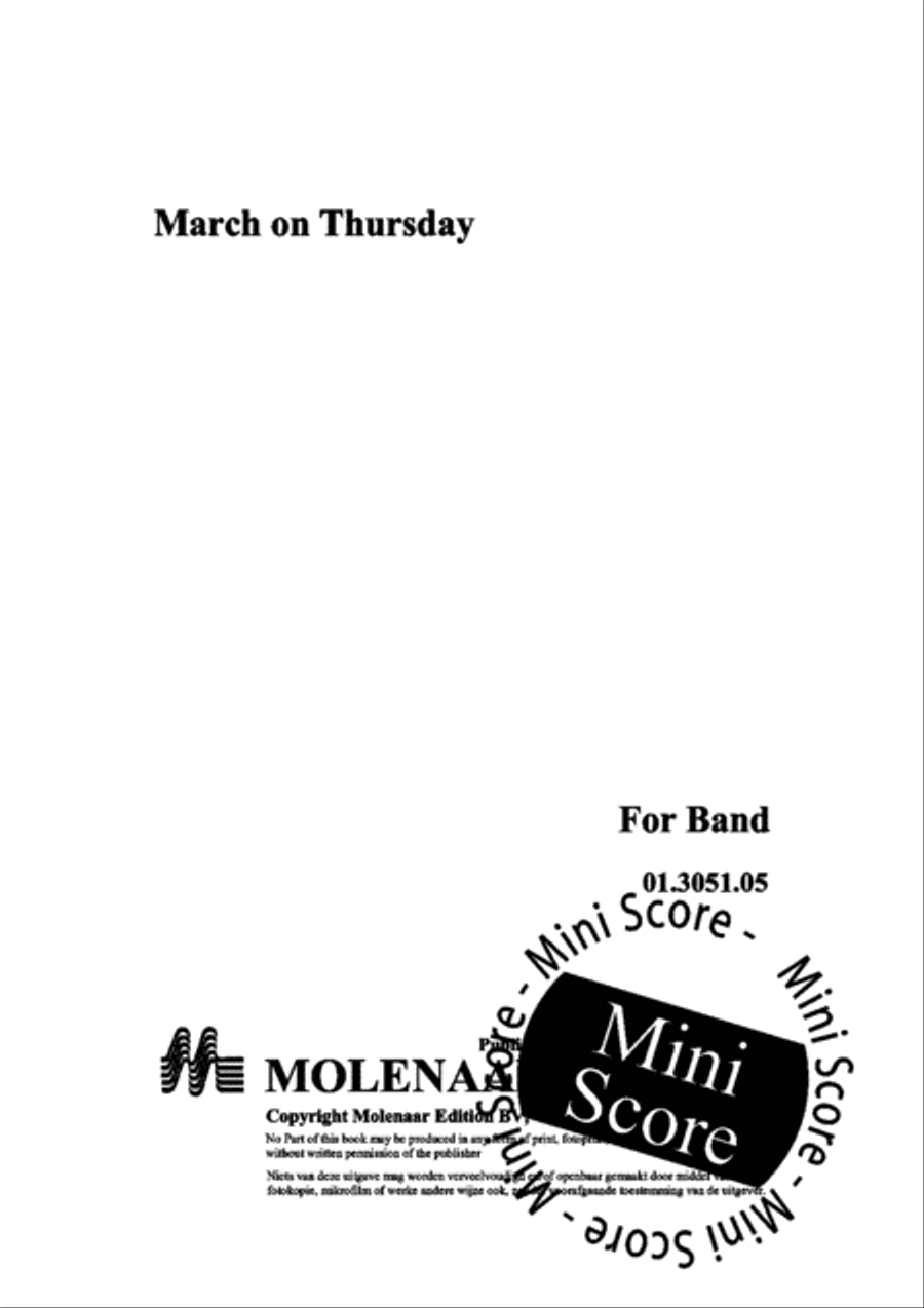 March on Thursday Concert Band scores gallery preview page 3