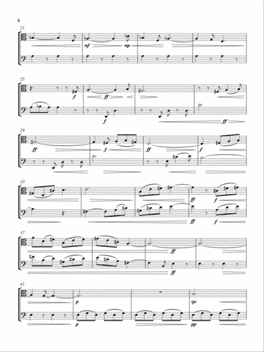 Prelude Variations Cello scores gallery preview page 4