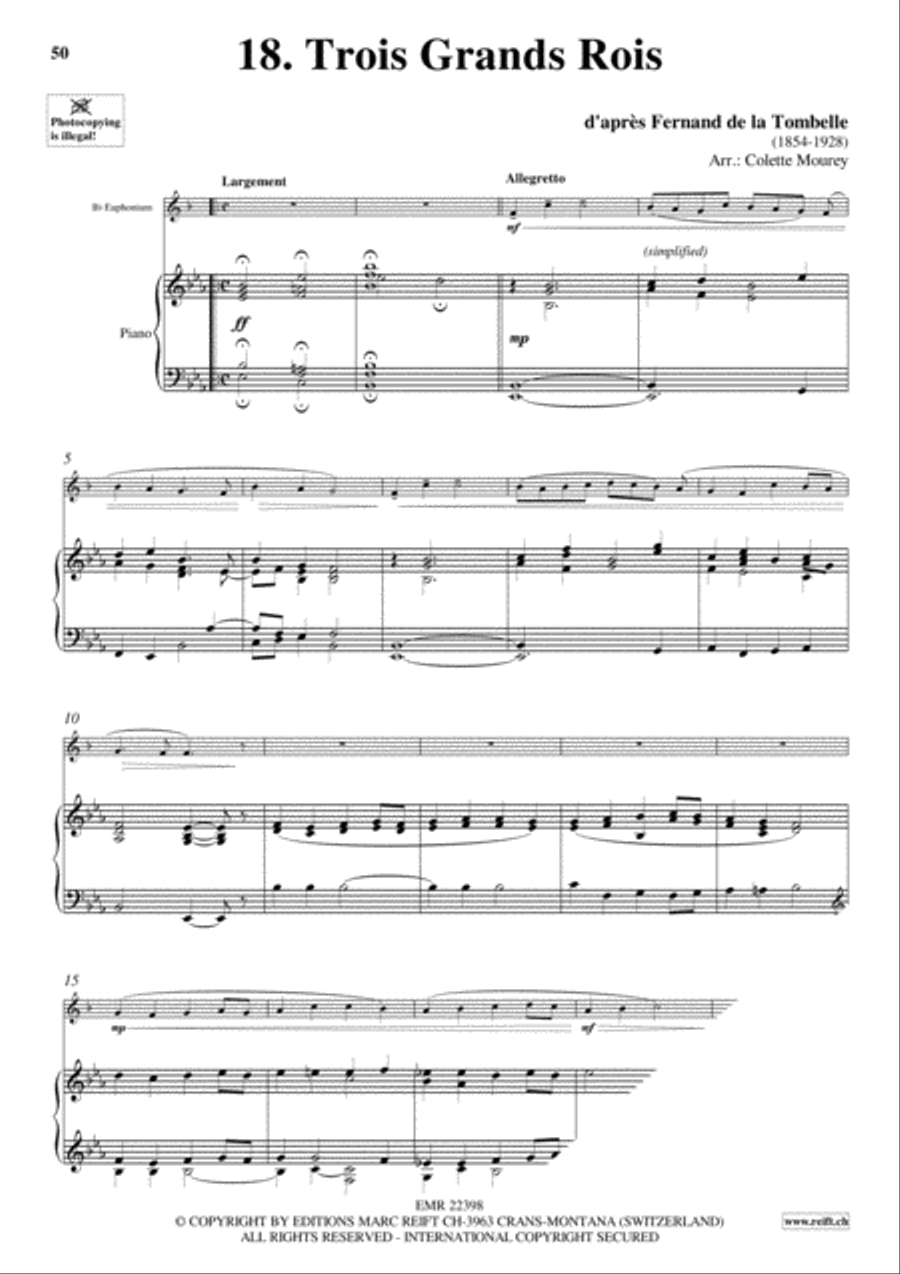 20 Greatest Christmas Hits Euphonium scores gallery preview page 20