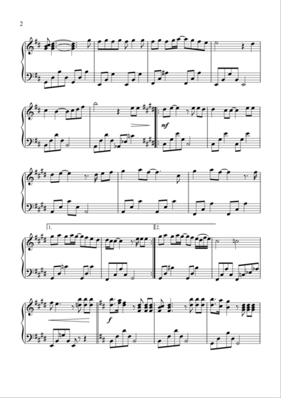 The Show Must Go On Piano, Vocal, Guitar scores gallery preview page 3