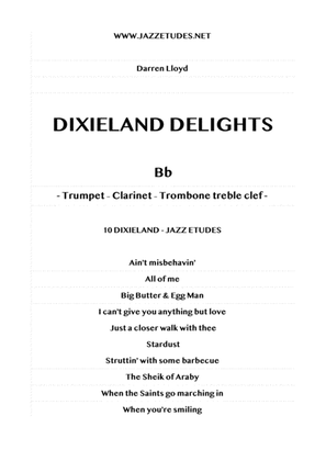 Book cover for Dixieland delights - 10 jazz etudes - Bb instruments
