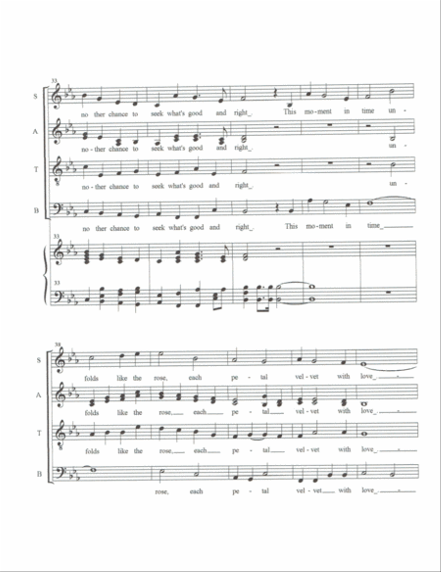 This Moment In Time Choir scores gallery preview page 6