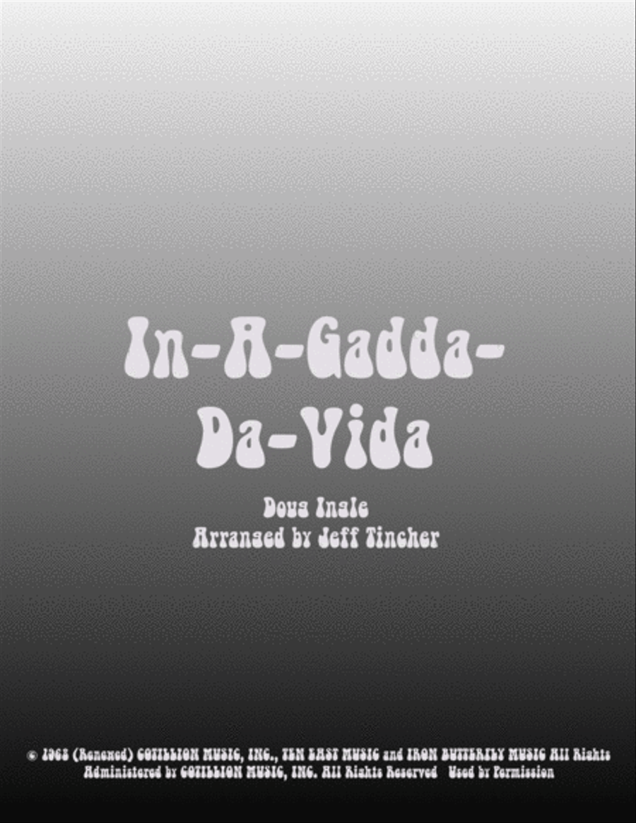 In-a-gadda-da-vida Voice scores gallery preview page 1