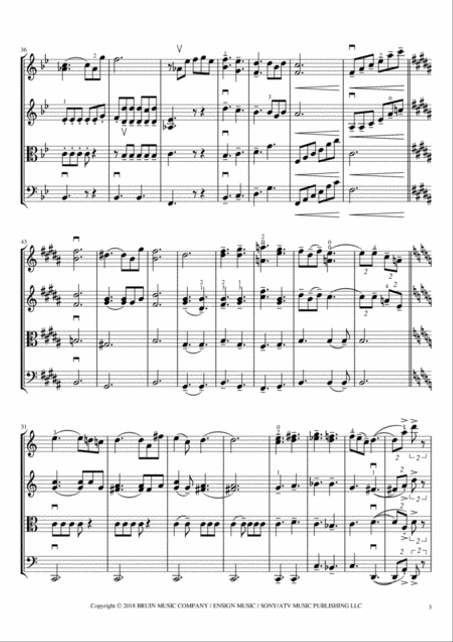 Star Trek - The Next Generation(r) String Quartet scores gallery preview page 5