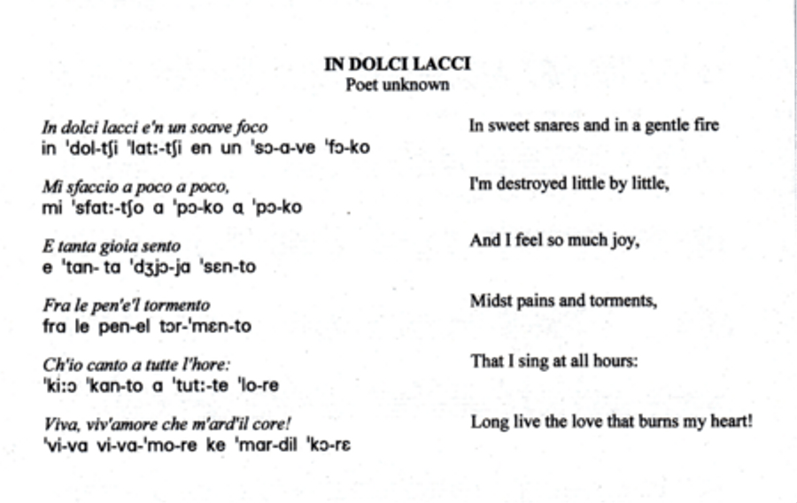 Dolcemente Dormiva and In Dolci Lacci 4-Part scores gallery preview page 10