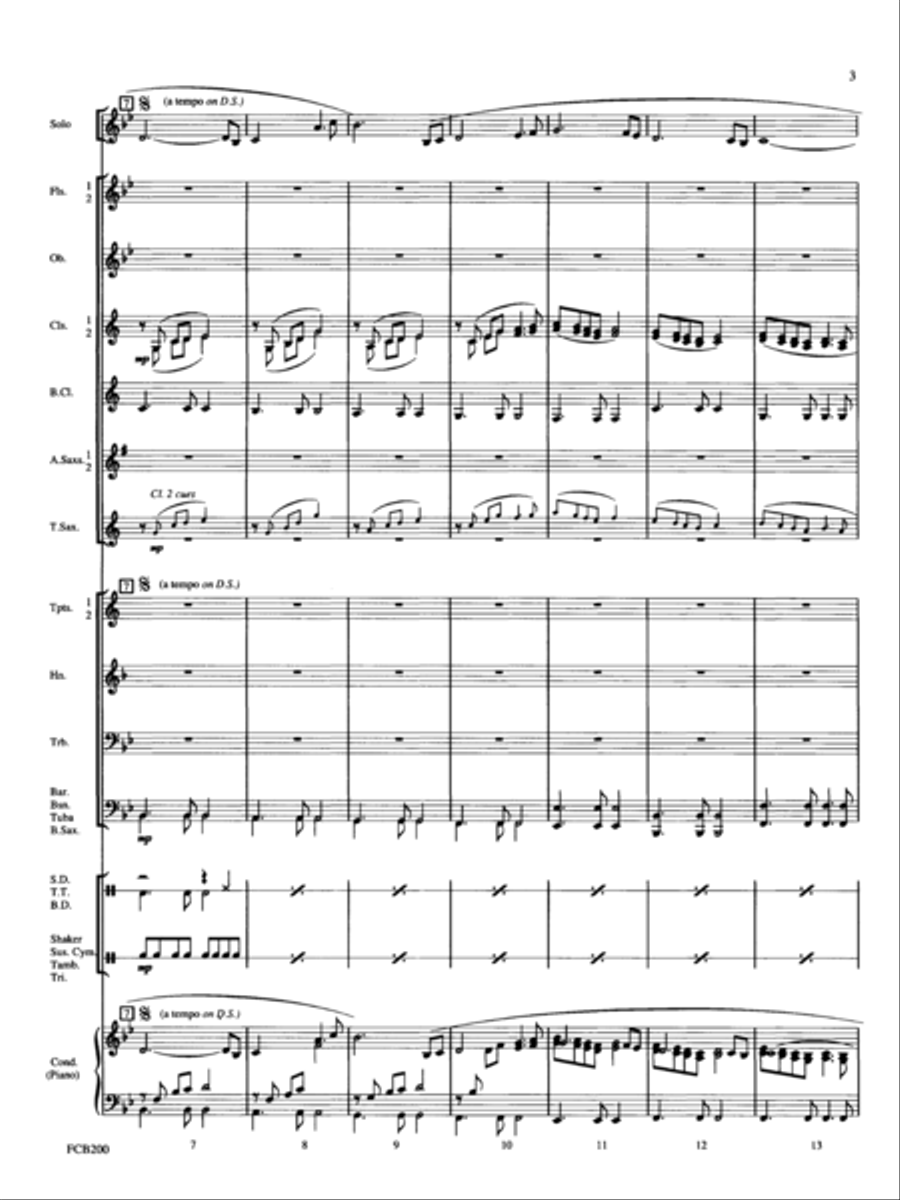 Emerald Bay Concert Band scores gallery preview page 3