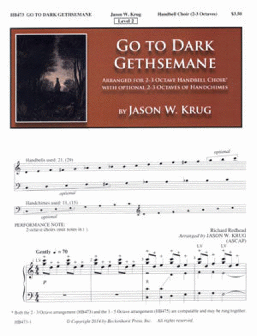 Go to Dark Gethsemane (2-3 octaves) image number null