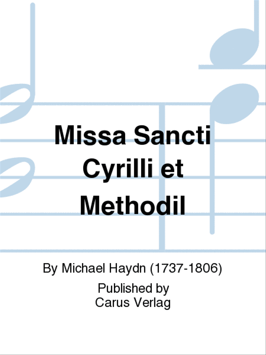 Missa Sancti Cyrilli et Methodil Basso Continuo scores gallery preview page 1