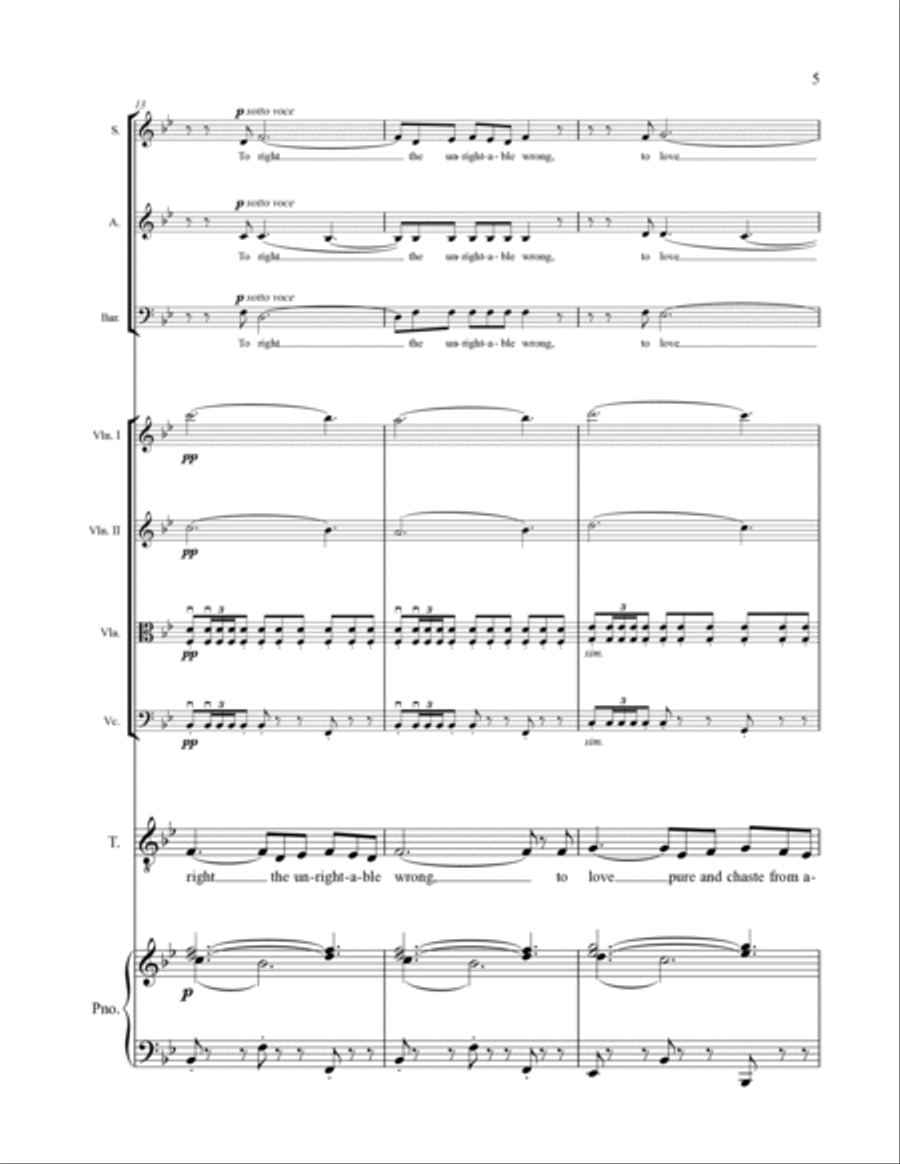 The Impossible Dream (the Quest) Large Ensemble scores gallery preview page 5