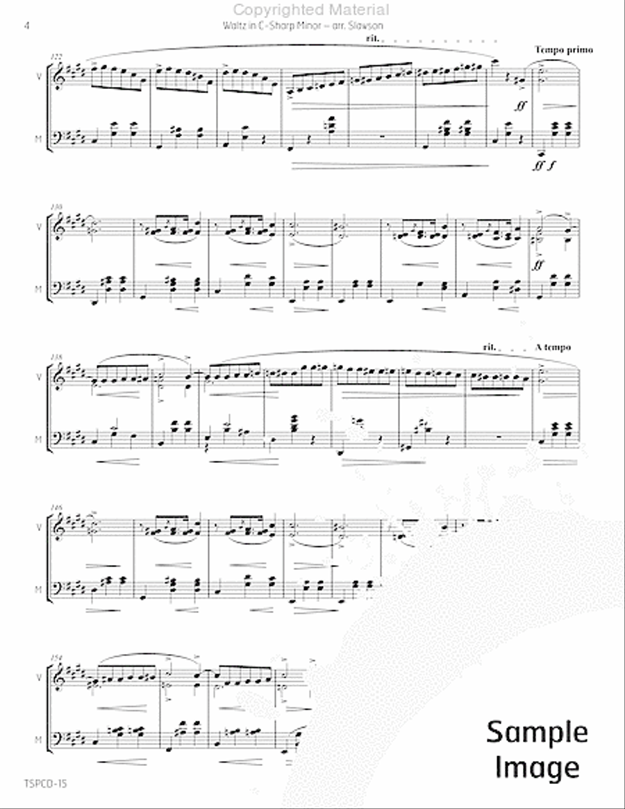 Waltz in C-Sharp Minor Marimba scores gallery preview page 7